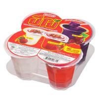 ราคา ปีโป้เยลลี่คาราจีแนนผสมน้ำผลไม้ 135กรัม แพค 4 Pipo Jelly Dessert 135g.Pack 4 (8850425008714)