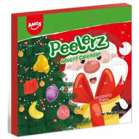 ราคา พีลเลอซ์แอดเวนต์คาเลนดาร์กัมมี่รสผลไม้ 140กรัม Peelerz Advent Calendar Gummy Fruit Flavour 140g. (6936756290928)