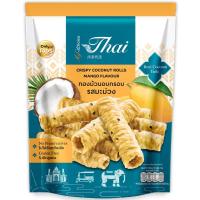 ราคา มายช้อยส์ไทยทองม้วนกรอบรสมะม่วง 70กรัม My Choice Thai Crispy Coconut Rolls Mango Flavour 70g. (8853474085200)