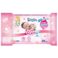 ราคา มามี่โพโคเบบี้ไวพ์เซฟแอนด์แคร์ 20ชิ้น Mamy Poko Baby Wipes Save and Care 20pcs. (8851111423019)