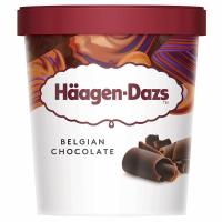 ราคา ฮาเก้นดาสไอศกรีมนมผสมเบลเยี่ยนช็อกโกแลต 392กรัม Haagen Dazs Belgian Chocolate Ice Cream Cup 392g. (3415581113181)