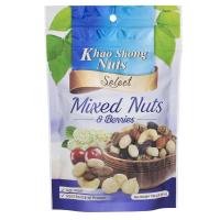 ราคา เขาช่องมิกซ์นัทส์แอนด์เบอร์รี่ส์ 150กรัม Khao Shong Nuts Select Mixed Nuts and Berries 150g. (8850043331058)