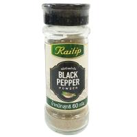 ราคา ไร่ทิพย์พริกไทยดำป่นขวด 60กรัม Raitip Black Pepper Powder 60g (8851683000694)