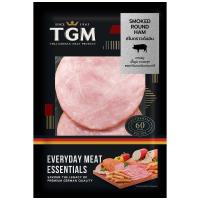 ราคา ทีจีเอ็มสโมคราวด์แฮม 120กรัม TGM Smoked Round Ham 120g. (8850826506611)