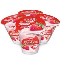 ราคา เมจิโยเกิร์ตรสสตรอเบอร์รี่ 135กรัม แพค 4 Meiji Yoghurt Strawberry 135g. Pack 4 (8850329315147)