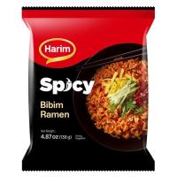ราคา ฮาริมสไปซี่บิบิมราเมนรสเผ็ดแบบแห้ง 138กรัม Harim Spicy Bibim Ramen 138g. (8809778496365)