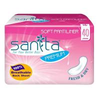 ราคา แซนนิต้าพรีเมี่ยมซอฟท์แพนที่ไลเนอร์ 16ซม. 40ชิ้น Sanita Premium Soft Pantiliner 16cm. 40pcs. (8850461601290)