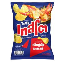 ราคา เทสโตมันฝรั่งแผ่นหยักรสปูผัดผงกระหรี่ 69กรัม Tasto Potato Chip Crab Curry Flavored 69g. (8851004406259)