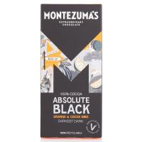 ราคา มอนเตซูม่าแอบโซลูทแบล็กออเร้นจ์แอนด์โกโก้นิบส์ 90กรัม Montezuma Absolute Black Orange and Cocoa Nibs 90g. (5060719920049)