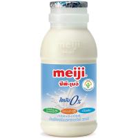 ราคา เมจินมสดขาดมันเนย 200ซีซี Meiji Pasteurized Milk Non Fat 200cc. (8850329120819)