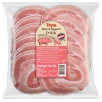 ราคา ท็อปส์สามชั้นสไลด์ชาบูกลมแช่แข็ง 300กรัม Tops Frozen Sliced Shabu Pork 300g. (8853474081172)