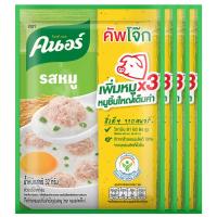ราคา คนอร์คัพโจ๊กกึ่งสำเร็จรูปรสหมู 32กรัม แพค 4 Knorr Cup Jok Instant Porridge Pork Flavour 32g. Pack 4 (8850144208075)