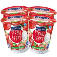ราคา ดัชชี่โยเกิร์ตสตรอเบอร์รี่ 135กรัม แพค 4 Dutchie Yoghurt Strawberry 135g. Pack 4 (8851717021114)