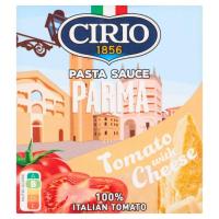 ราคา ซีรีโอโทเมโทวิทชีสพาร์มาพาสต้าซอส 340กรัม Cirio Tomato with Cheese Parma Pasta Sauce 340g. (8001440136467)