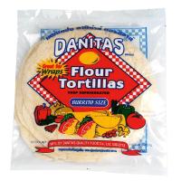 ราคา ดานิต้าส์แผ่นแป้งทอร์ทิล่าส์ 9นิ้ว 450กรัม Danitas Flour Tortillas 9inch 450g. (8850575008138)