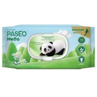 ราคา พาซิโอเฮลโลเนเชอรัลฟลัสชาเบิลเวทไวพ์กระดาษทิชชูเปียก 40แผ่น Paseo Hello Natural Flushable Wet Wipes 40sheets (6922266493379)