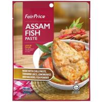 ราคา แฟร์ไพรซ์อาซัมฟิชเพสต์เครื่องแกงสำหรับทำแกงส้มปลา 200กรัม Fairprice Assam Fish Paste 200g. (8888030307526)