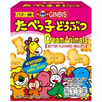 ราคา กินบิสดรีมแอนิมอลบิสกิตรสเนย 50กรัม Ginbis Dream Animals Butter Flavored Biscuits 50g. (6922360002019)