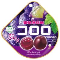 ราคา ยูฮ่าโคโรโระเยลลี่เจลาตินสำเร็จรูปผสมน้ำองุ่น 40กรัม Uha Cororo Grape Jelly 40g. (4902750633155)