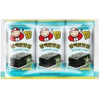 ราคา เถ้าแก่น้อยสาหร่ายอบปรุงรสรสคลาสสิค 4กรัม แพค 3 Taokaenoi Seaweed Roasted Classic 4g. Pack 3 (8858702425216)