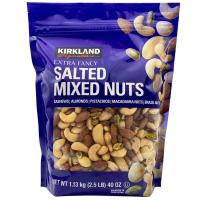 ราคา เคิร์กแลนด์ซิกเนเจอร์ซอลท์เต็ดมิกซ์นัทส์แบ็ก ถั่วรวมอบเกลือ 1.13กก. Kirkland Signature Mixed Salted Nuts Bag 1.13kg (96619881260)