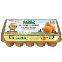 ราคา อัคราไข่ไก่เอคโคโลยีซุปเปอร์จัมโบ้แพค 10 ฟอง Akara Eggology Super Jumbo Pack 10pcs. (8858912610112)