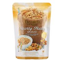 ราคา ไดมอนด์เกรนส์กราโนล่ารสอัลมอนด์ 220กรัม Diamondgrains Hearty Nutty Granola 220g. (8859114900513)