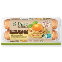 ราคา เอสเพียวไข่ไก่ริชโยล์คแพค 10ฟอง S Pure Rich Yolk Eggs Mixed Size Pack 10pcs. (8852043355188)