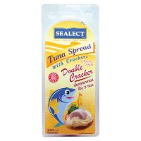 ราคา ซีเล็คทูน่าสเปรดพร้อมแครกเกอร์ 75กรัม Sealect Tuna Spread with Cracker 75g. (8852021540278)
