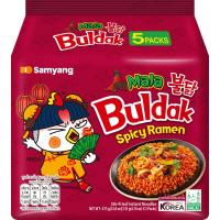 ราคา ซัมยังบูลดักบะหมี่กึ่งสำเร็จรูปแบบแห้งรสหม่าล่า 135กรัม แพค 5 Samyang Mala Buldak Ramen 135g. Pack 5 (8801073143470)