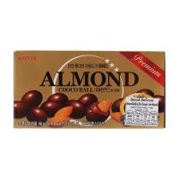 ราคา ล็อตเต้อัลมอนด์เคลือบช็อกโกแลต 46กรัม Lotte Almond Chocoball 46g. (8801062276233)