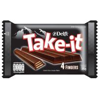 ราคา เดลฟี่ช็อกโกแลตดาร์กสอดไส้เวเฟอร์ 35กรัม Delfi Take It Dark Chocolate 35g. (8991001112118)