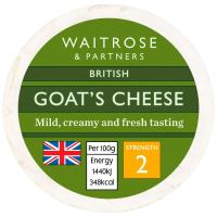 ราคา เวทโทรสบริติชชีสนมแพะ 100กรัม Waitrose British Goats Cheese 100g. (5000169664025)