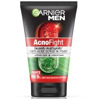 ราคา การ์นิเย่เมนโฟมล้างหน้าแอคโนไฟท์แอนตี้แอคเน่ 100มล. Garnier Men Acno Fight Anti Acne 12 In 1 Scrub Foam 100ml. (8992304015298)
