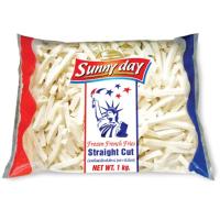 ราคา ซันนี่เดย์มันฝรั่งเส้นใหญ่แช่แข็ง 1กิโลกรัม Sunny Day Frozen French Fries Straight Cut 1kg. (8856843050472)