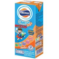 ราคา โฟร์โมสต์นมยูเอชทีโอเมก้ารสจืด 180มล. Foremost UHT Milk Omega Plain 180ml. (8850188800051)