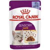 ราคา โรยัลคานินอาหารแบบเปียกสำหรับแมวโตกินยากในเจลลี่ 85กรัม Royal Canin Sensory Taste Adult in Jelly Wet Cat Food 85g. (9003579018910)