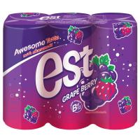ราคา เอสเครื่องดื่มกลิ่นองุ่นผสมราสเบอร์รี่พลัสวิตามินบี 325มล. แพค 6 Est Grape Mixed Raspberry Flavored Drink Plus Vitamin B 325ml. Pack 6 (8851952117528)