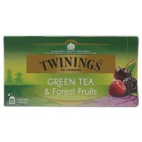 ราคา ทไวนิงส์กรีนทีแอนด์ฟอร์เรสฟรุตส์ 1.5กรัม แพค25 Twinings Green Tea and Forest Fruit 1.5g. Pack25 (70177283100)