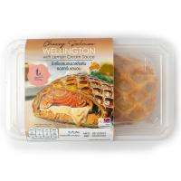 ราคา ธรรมชาติชีสซี่แซลมอนเวลลิงตันซอสครีมเลมอนอบแช่แข็ง 770กรัม(C Thammachart Frozen Baked Cheesy Salmon Wellington with Lemon Cream Sauce 770g.(C (8858781402900)