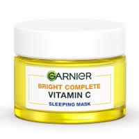 ราคา การ์นิเย่สลิปปิ้งมาสก์ไบรท์คอมพลีทวิตามินซีโยเกิร์ต 50มล. Garnier Bright Complete Vitamin C Yoghurt Sleeping Mask 50ml. (8992304005206)