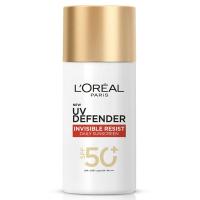 ราคา ลอรีอัลกันแดดยูวีดีเฟนเดอร์อินวิซิเบิ้ลฟลูอิดเอสพีเอฟ50 50มล. Loreal UV Defender Invisible Fluid SPF50 50ml. (8994993018086)