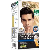ราคา บีเง็นครีมเปลี่ยนสีผมเมนส์วันพุชดำน้ำตาล 102 Bigen Men One Push Black Brown Hair Color Cream 102 (4987205981166)