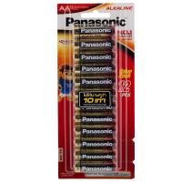 ราคา พานาโซนิคถ่านอัลคาไลน์AA รุ่นLR6T12BL แพค 12 Panasonic Alkaline Batteries AA No.LR6T12BL Pack 12 (8887549781193)