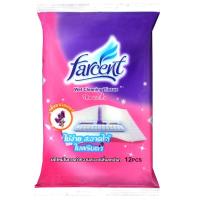 ราคา ฟาร์เซ้นท์รีฟีวไม้ถูพื้นชนิดชื้นลาเวนเดอร์ Farcent Dust Wet Tissue Lavender (4710731142103)