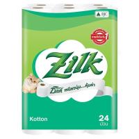 ราคา ซิลค์คอตตอนกระดาษชำระ 24ม้วน Zilk Kotton Toilet Tissue 24rolls (8850046100088)