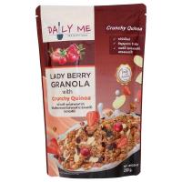 ราคา เดลลี่มีกราโนล่าผสมควินัวรสเบอร์รี่ 200 กรัม Daily Me Lady Berry Crunchy Quinoa Granola 200g. (8859394400307)