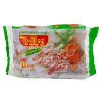 ราคา ไวไวเส้นหมี่กึ่งสำเร็จรูปรสหมูสับ 55กรัม แพค 10 Wai Wai Instant Rice Vermicelli Minced Pork 55g. Pack 10 (8850100005328)