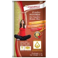 ราคา มาบุญครองข้าวกล้องหอมนพคุณ 2กก. Mahboonkrong Brown Rice 2kg. (8850357000046)