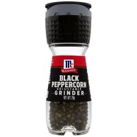 ราคา แม็คคอร์มิคพริกไทยดำแบบขวดฝาบด 28กรัม McCormick Black Peppercorn Grinder 28g. (52100030265)